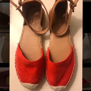 Old Navy Faux Suede Ankle Strap Espadrilles